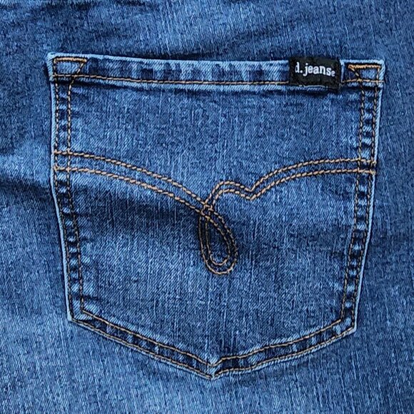 D. Jeans Cropped Pedal Pusher Jeans Size 14 - Picture 10 of 11